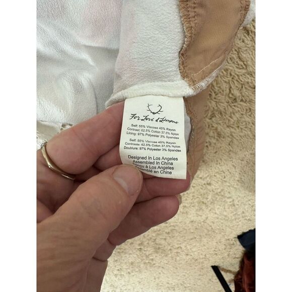 For Love & Lemons Women's Isabella Mini Dress Boho Embroidered Lace Gypsy Size S - Picture 8 of 9